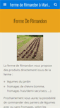 Mobile Screenshot of ferme-de-rimandon.com